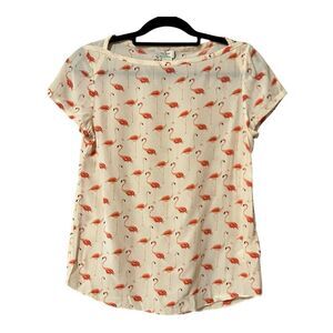 Kate Spade New York Blouse Blouse Top Silk Blend Flamingo Womens Size 4 Pink
